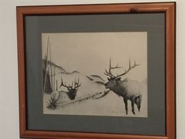 Steven W.Hanson signed and numbered etching