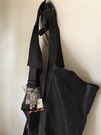Motorcycle leather chaps