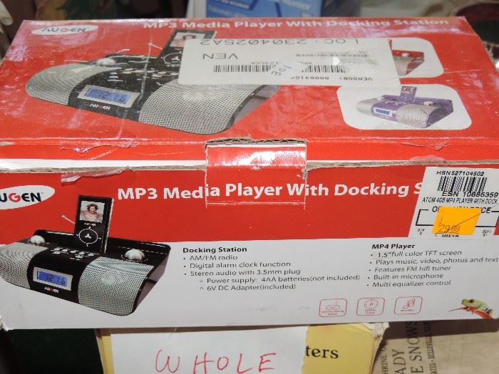MP3 Media Player with Docking Station