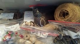 calling all crafters! Bags galore of items for those projects!