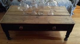 great vintage English coffee table