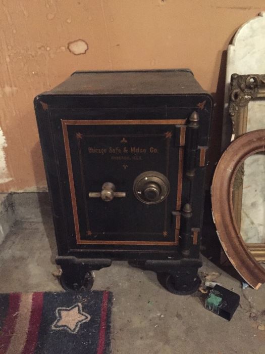 great antique safe with combination