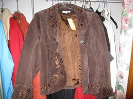 Suede jacket size XL
