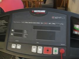 Bodyguard dashboard - treadmill