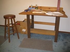 Work table and stool