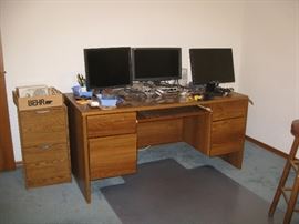 Office desk/file cab