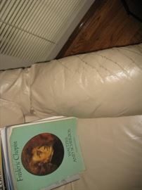 Wear on leather sofa