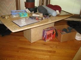Marble coffee table - removable bases