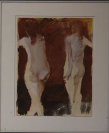Lot 3046: Manuel Neri (B. 1930), Signed Abstract Painting; View full catalog at www.slawinski.com