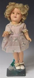 Lot 3111: Vintage Shirley Temple Doll, 13 1/2" View full catalog at www.slawinski.com