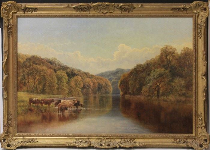 Lot 3120: William V. Tippet (1833-1910), Oil on Canvas View full catalog at www.slawinski.com