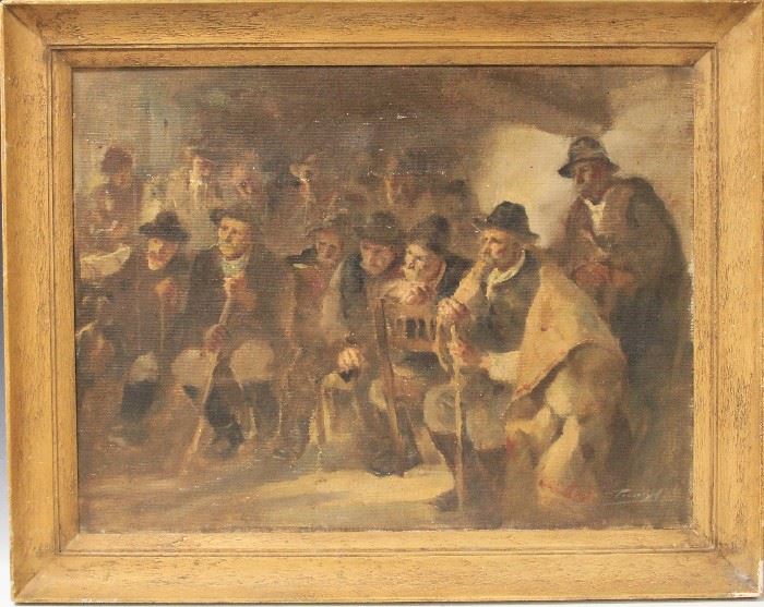 Lot 3345: Late 19th/Early 29th Century Oil on Canvas View full catalog at www.slawinski.com
