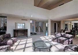 Thayer Coggan Sectional Sofa Couch 5 Sections.  56'' L x 48'' D x 30'' H, seat height 18'' each section