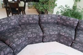 Thayer Coggan Sectional Sofa Couch 5 Sections.  56'' L x 48'' D x 30'' H, seat height 18'' each section