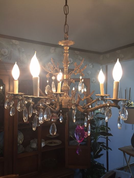 Antique Brass chandelier 