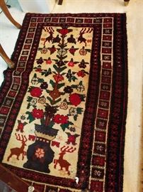 Unusual wool rug