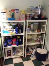Tons and Tons of kitchen items, Tupperware - vintage and new.