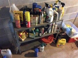 Garden Items, Car cleaning items