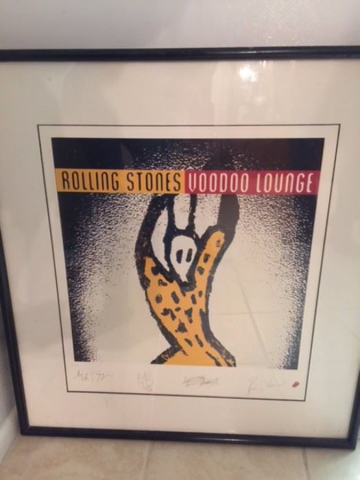Rolling Stones, Voodoo Lounge  913/1000 print 