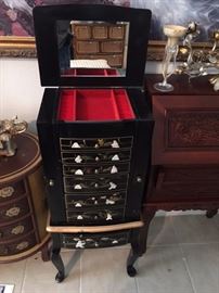 oriental jewelry chest