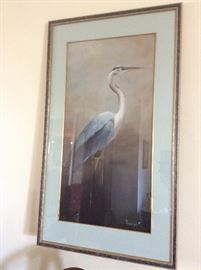 Great Blue Heron by Daniel Rudolph. 1994. 