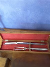 Carving set and box