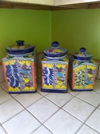 Mosaic canister set