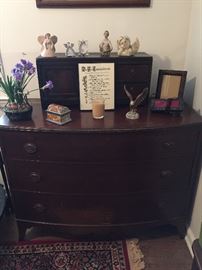 Mahogany double dresser.