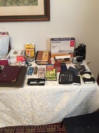 Various office equipment and supplies