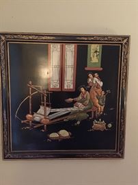 Replicated Asian raised art piece