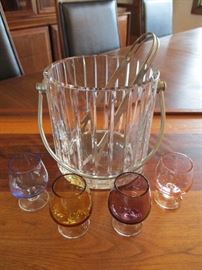 Vintage Baccarat Harmonie crystal ice bucket