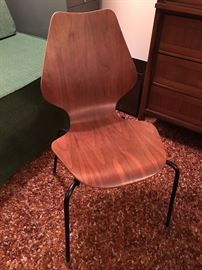 Vintage Danish bent plywood chair attributed to Arne Jacobsen for Jofa