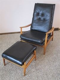 Vintage James High Point chair & ottoman