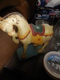 Vintage Cast Iron Horse..Tail BROKEN