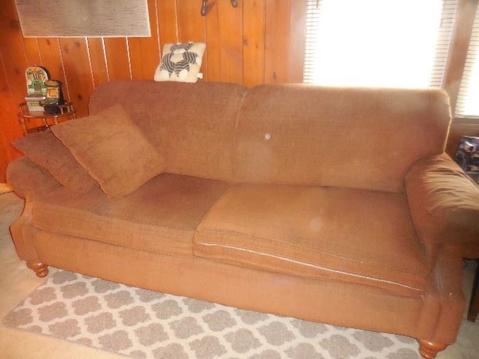 Nice Chocolate Brown Sofa 