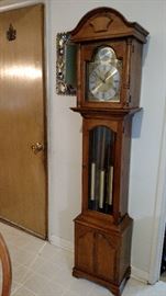 Grandfather clock. Chimes hourly and works great