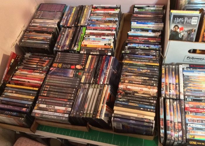 Lots of DVD's too (movies)