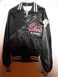Elvis in Concert jacket,  size small, with TCB patch on arm