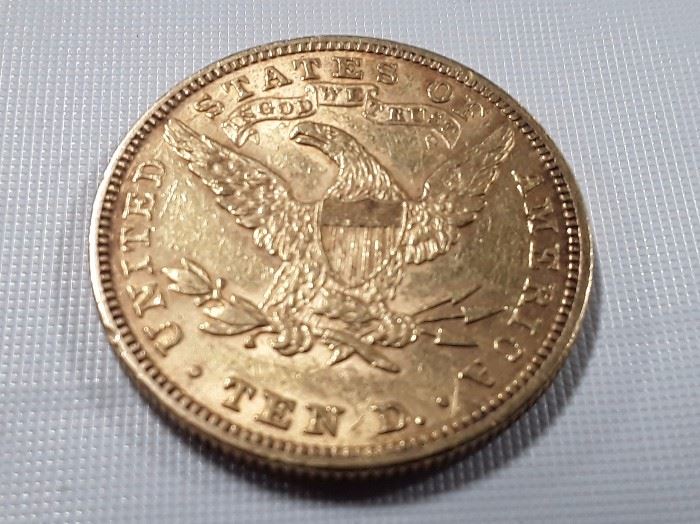 1902 $10 Gold Liberty Gold Coin