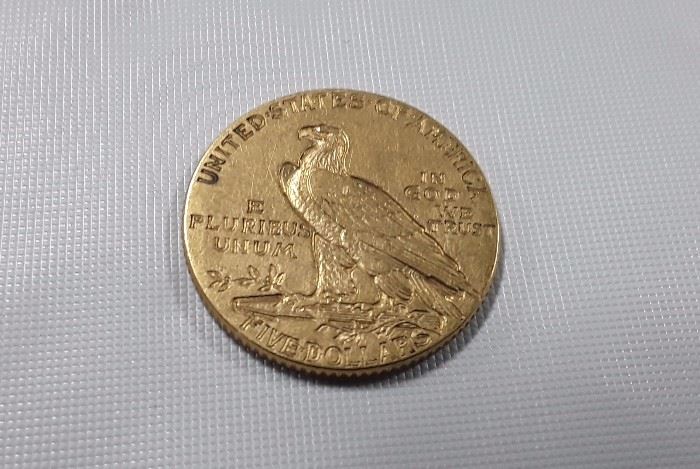 1913 $5 Liberty Gold Coin
