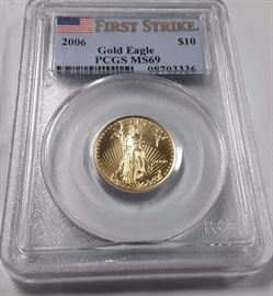 2006 First Strike $10 Gold Eagle