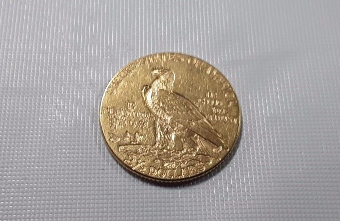 1927 $2 1/2 Indian Gold Coin