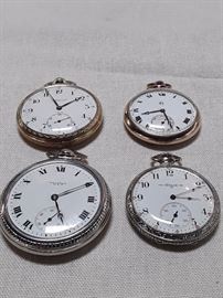Lot of 4 Pocket Watches