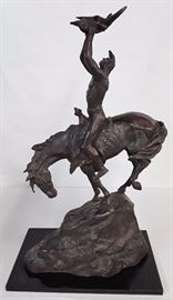 Heavy Bronze Western Indian Statue