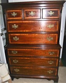 Dixie 8 Drawer Chest on Chest