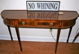 Hekman Demilune Console Table