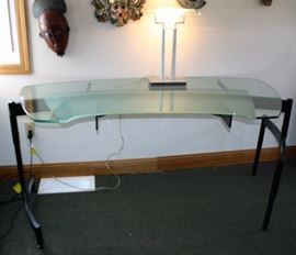 Glass Top Desk