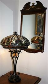 Leaded Stained Glass Floor and Table Lamps