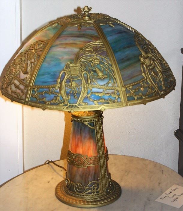 Panel Glass Table Lamps
