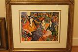 Original Serigraph
Titled "Friends"
Artist Patricia (Israel)
Pencil signed by the artist
203/325
2005
$175.00